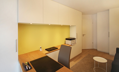 Innenarchitekt und Interior Designer Andreas Ptatscheck, München, bietet in seinem Büro für Innenarchitektur und Interior Design Beratung und Planung für Arbeitszimmer und Gästezimmer, Sideboard.