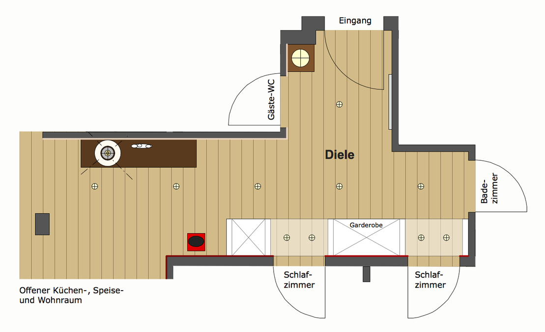 Das Büro für Innenarchitektur von Innenarchitekt und Interior Designer Andreas Ptatscheck in München, entwickelt Raumkonzepte und Raumlösungen für alle Bereiche der Innenarchitektur und des Interior Design, hier ein Eingangsfoyer.