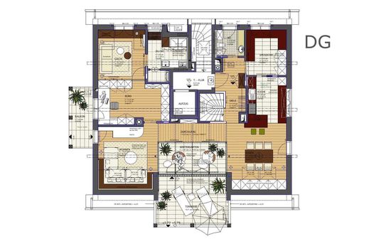 Bereits während der Rohbauplanung stimmt der Innenarchitekt Flächen und Räume mit dem Architekten ab und schafft so optimale Bedingungen für den Innenausbau.