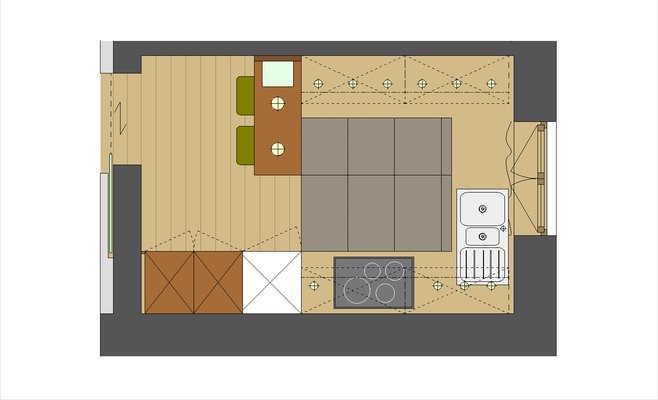 Maßgefertigte Einbauküche | Innenarchitekt in München - Andreas Ptatscheck