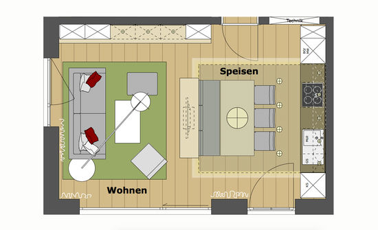 Innenarchitekt und Interior Designer Andreas Ptatscheck, München, entwickelt Raumkonzepte für alle Bereiche der Innenarchitektur und entwirft exklusive Wohnküchen.