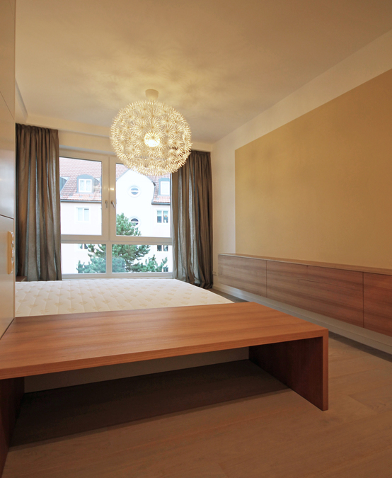 Schlafzimmer mit Ankleidebereich | Innenarchitekt in München - Andreas