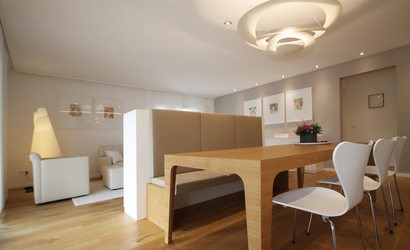 Andreas Ptatscheck, München erstellt als Innenarchitekt und Interior Designer außergewöhnliche Entwürfe für alle Aufgaben der Innenarchitektur und des Interior Design, z.B. für Speisezimmer und Esszimmer.