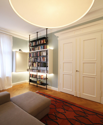 Innenarchitekt und Interior Designer Andreas Ptatscheck, München entwickelt hochwertige und kreative Raumkonzepte für alle Bereiche der Innenarchitektur und des Interior Design, hier für einen Salon in einem Altbau.