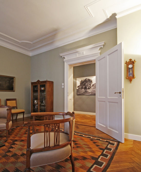 Innenarchitekt und Interior Designer Andreas Ptatscheck, München entwirft kreative und exklusive Raumkonzepte für alle Bereiche der Innenarchitektur und des Interior Design, hier für ein klassisches Wohnzimmer in einer Enfilade.