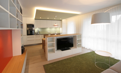 Innenarchitekt Andreas Ptatscheck, München erstellt als Interior Designer Raumlösungen für alle Themen der Innenarchitektur und des Interior Design, hier für eine Wohnküche.